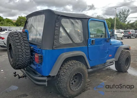 1998 Jeep Wrangler / Tj Sport from USA, damaged, VIN 1J4FY19S1WP754712